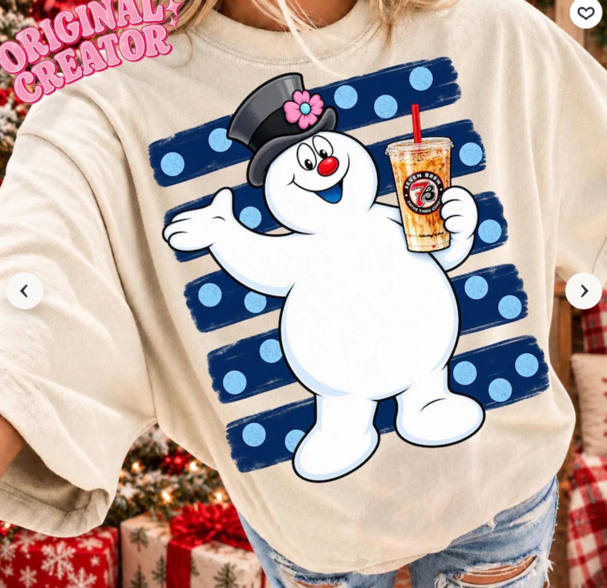 RTS SNOWMAN COFFEE DTF DIRECT TO FILM transfers ADULT 10.5X11.5