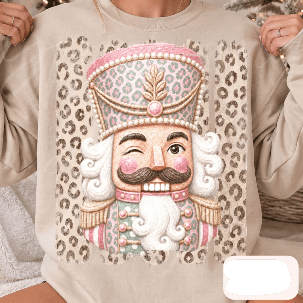 RTS NUTCRACKER PINK LEOPARD DTF DIRECT TO FILM transfers ADULT 10.5X11.5 - Do it yourself Transfers