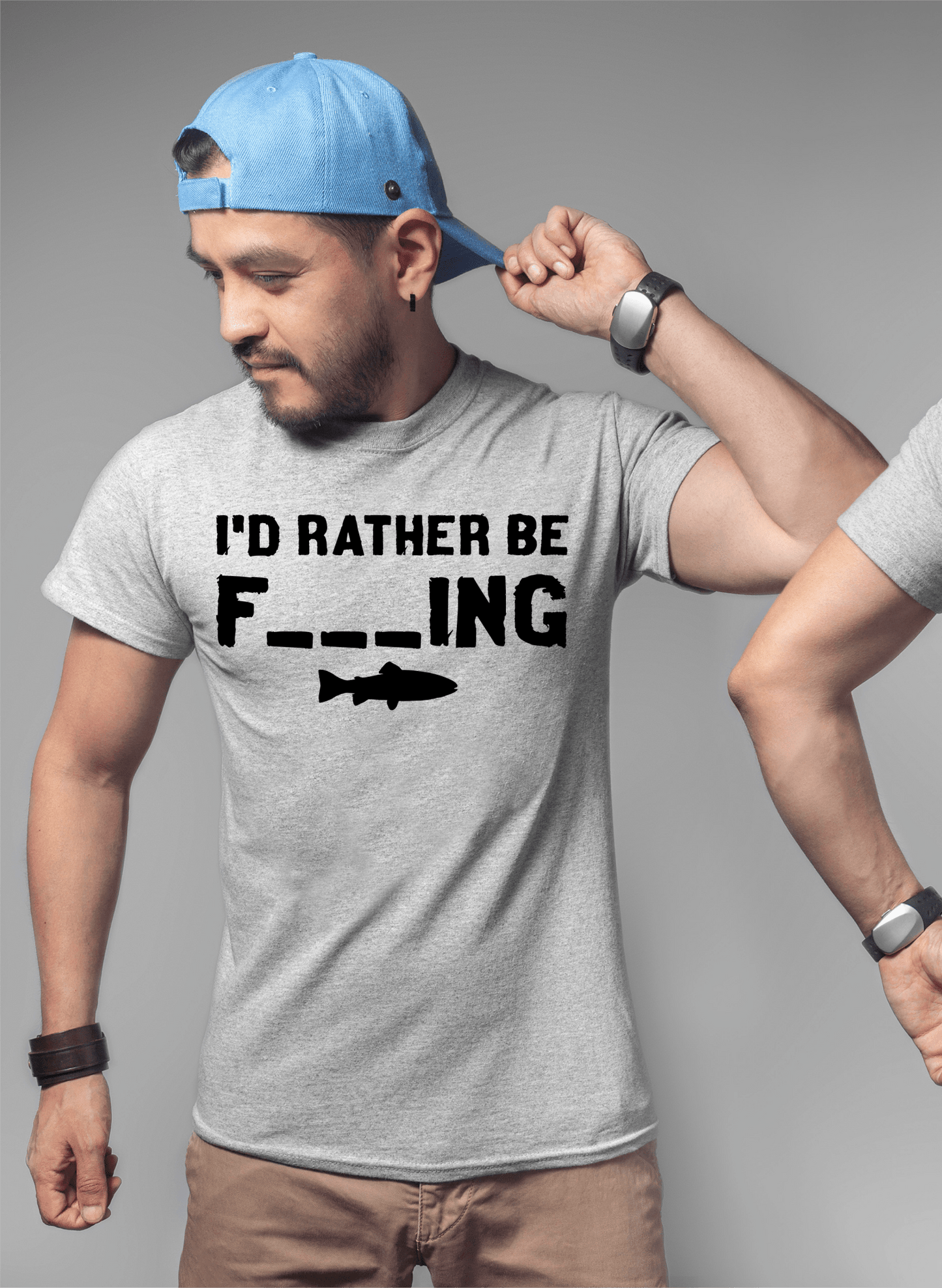 TRANSFER TUESDAY SHIPS FEB 11TH I'd rather be F ing fish SINGLE COLOR BLACK Screen Print transfers size ADULT 9X12.5 - Do it yourself Transfers