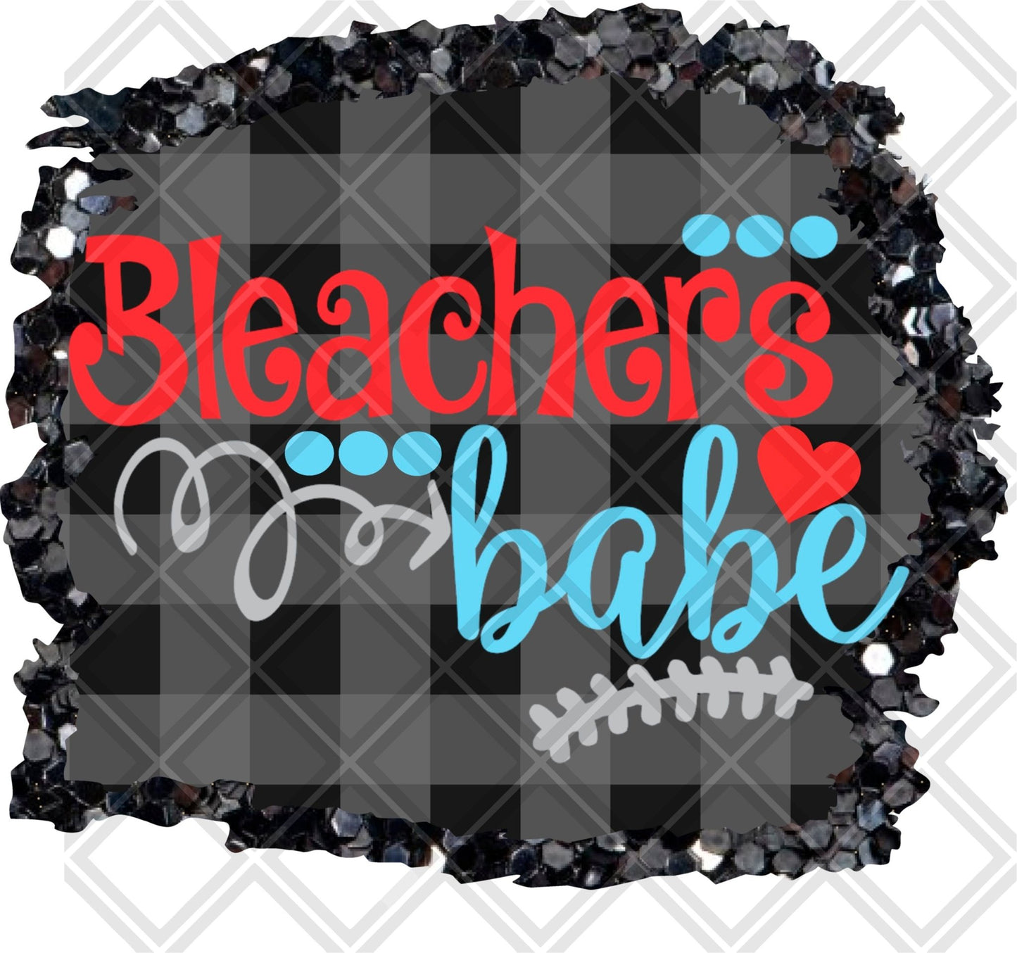 bleachers babe FOOTBALL png Digital Download Instand Download - Do it yourself Transfers