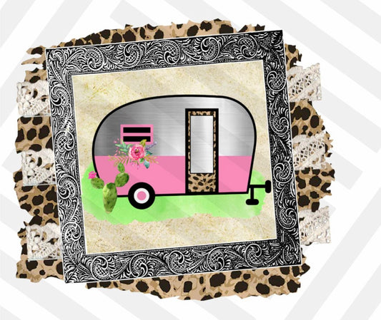 camper frame BLANK png Digital Download Instand Download - Do it yourself Transfers