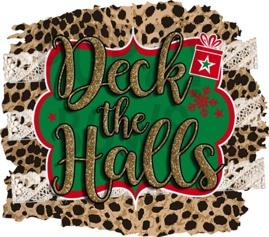 Deck the Halls png Digital Download Instand Download - Do it yourself Transfers