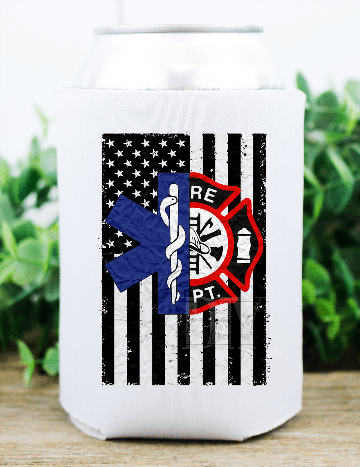 EMT Firefighter Flag America size DTF TRANSFERPRINT TO ORDER - Do it yourself Transfers