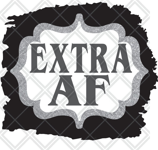 Extra AF Frame png Digital Download Instand Download - Do it yourself Transfers