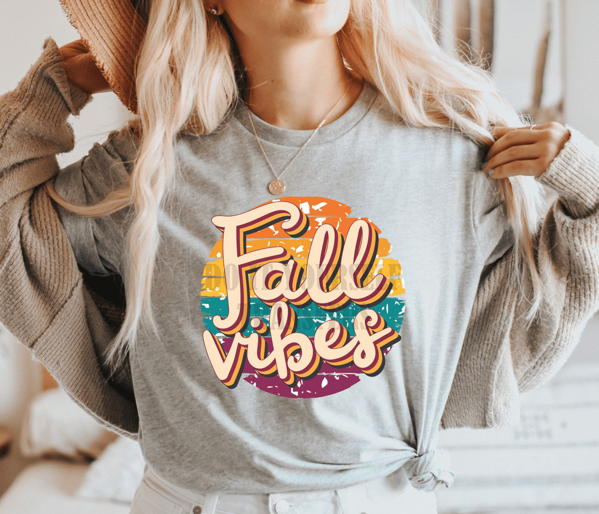 Fall Vibes thanksgiving Adult size 10x10 DTF TRANSFERPRINT TO ORDER - Do it yourself Transfers