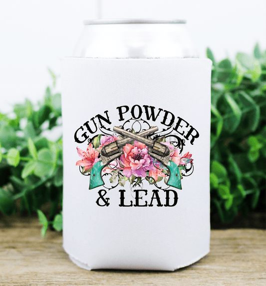 Gun powder and Lead guns flowers / size DTF TRANSFERPRINT TO ORDER - Do it yourself Transfers