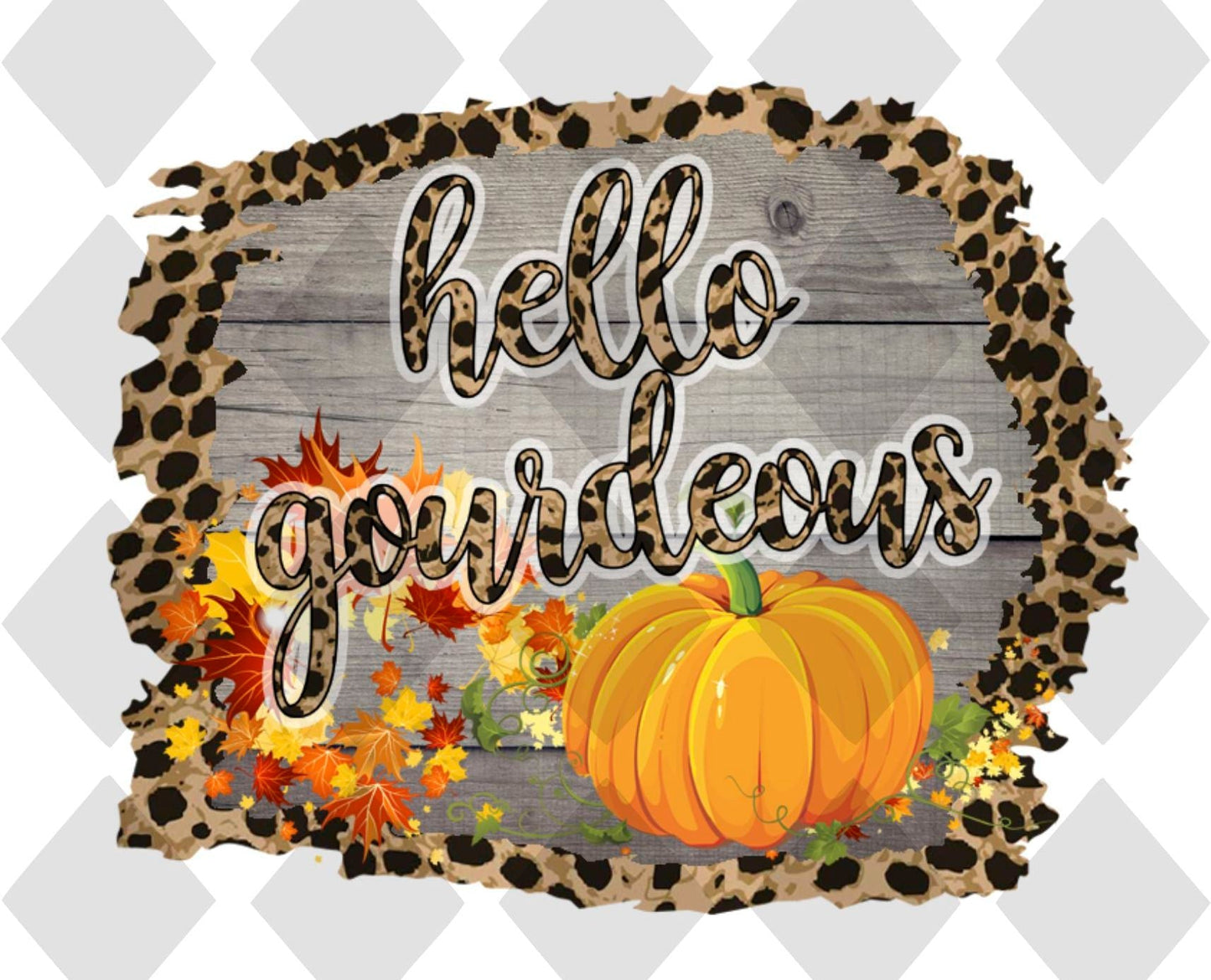 hello gourdeous Digital Download Instand Download - Do it yourself Transfers