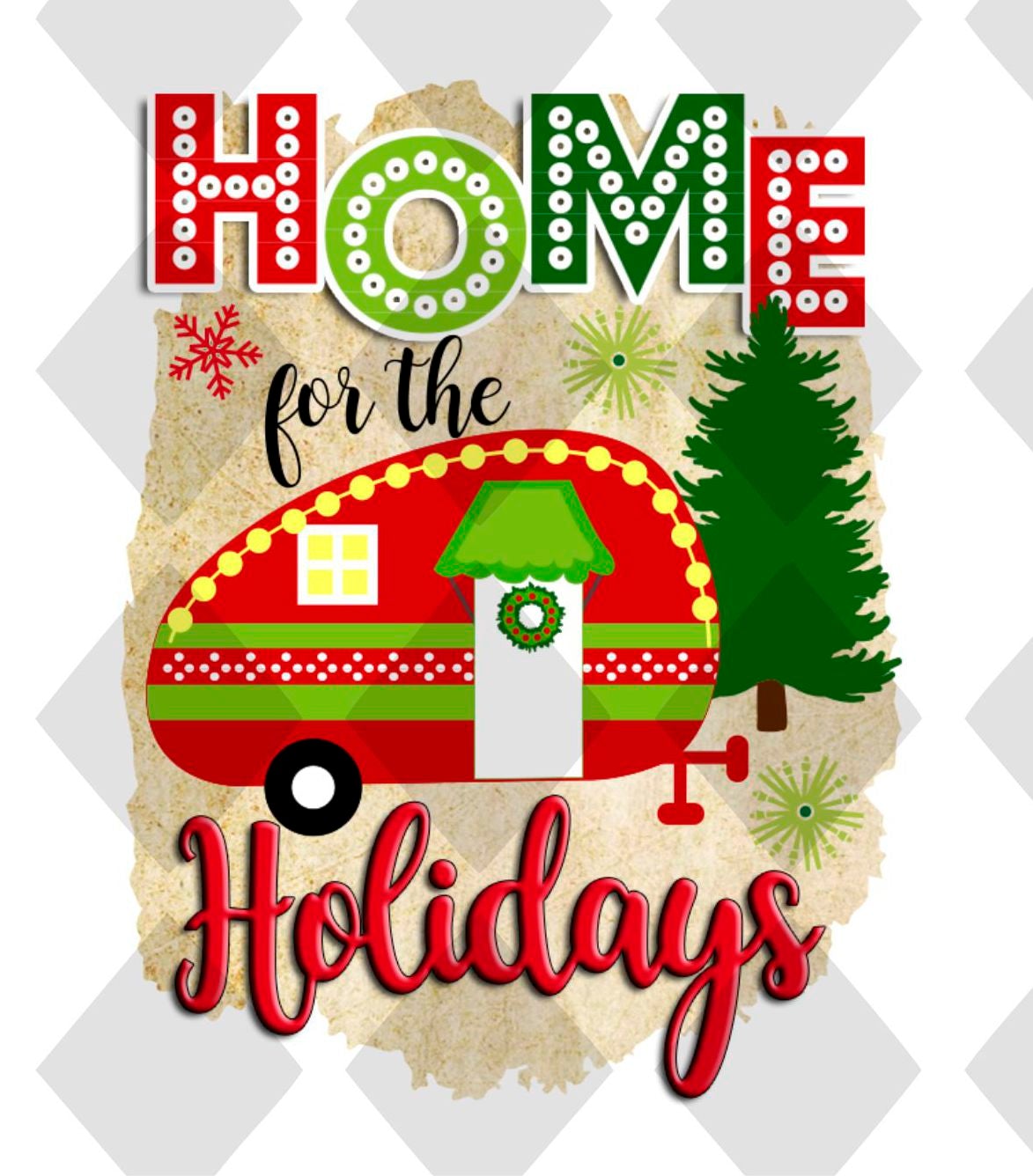 home for the holidays png Digital Download Instand Download - Do it yourself Transfers