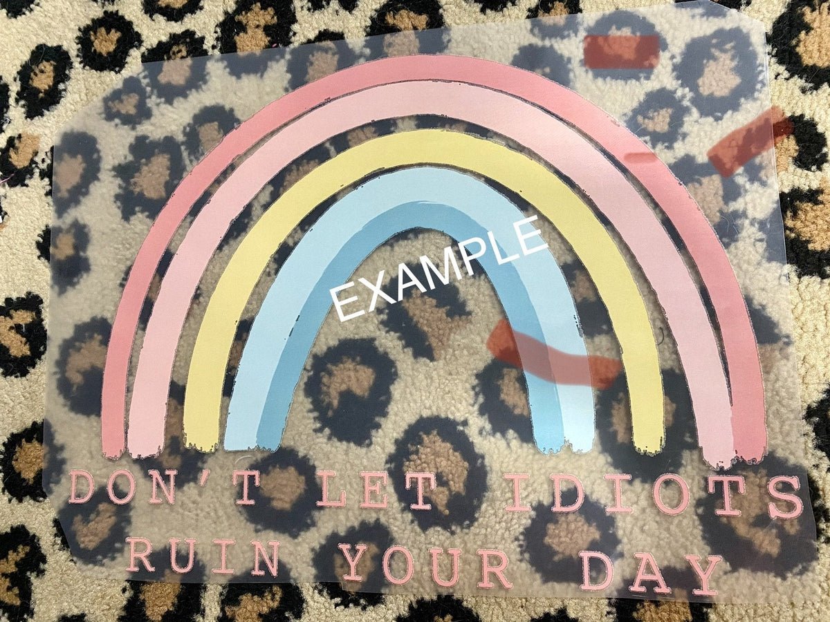 Life Update: still a damn mess multi color size ADULT DTF TRANSFERPRINT TO ORDER - Do it yourself Transfers