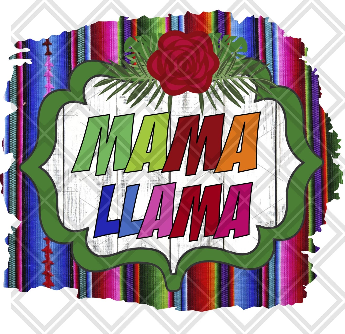 mama llama png Digital Download Instand Download - Do it yourself Transfers