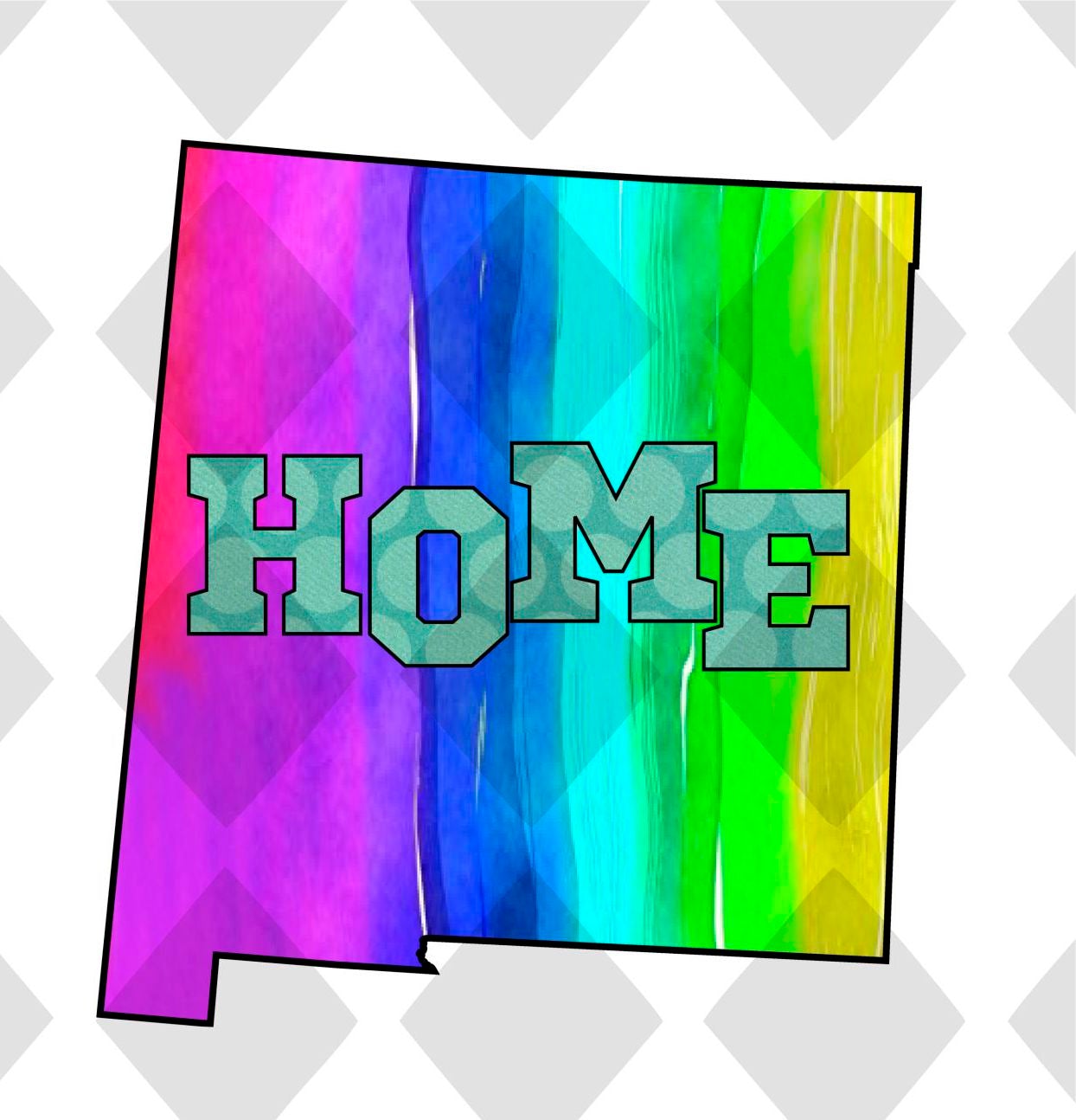 New Mexico STATE HOME png Digital Download Instand Download - Do it yourself Transfers