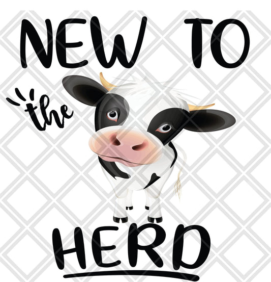 New to the Herd Boy cow DTF TRANSFERPRINT TO ORDER - Do it yourself Transfers