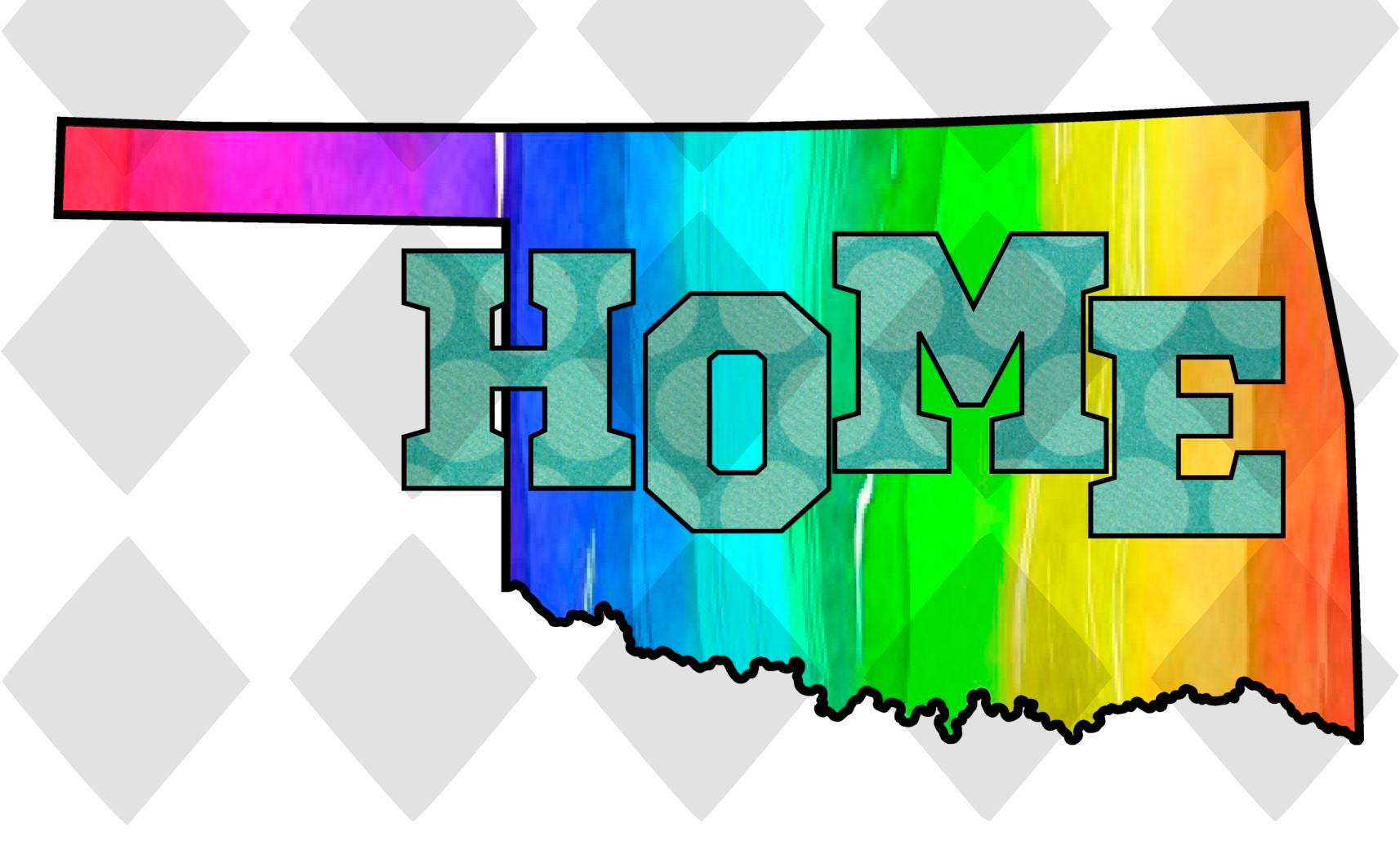 Oklahoma STATE HOME png Digital Download Instand Download - Do it yourself Transfers