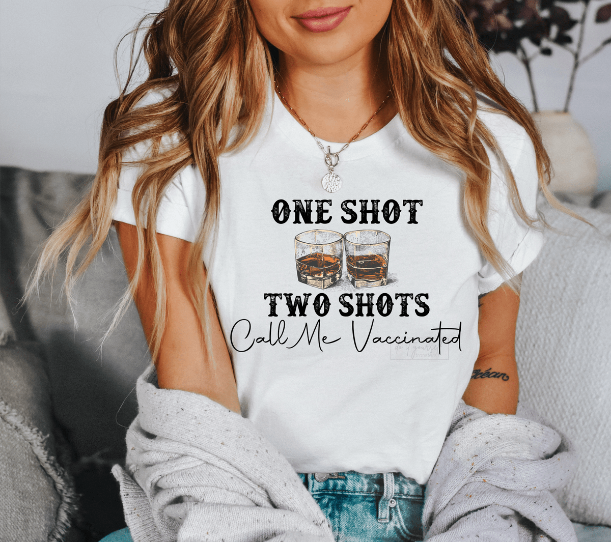 One Shot Two shots Call me Vaccinated glasses Liquor size ADULT 8.3x12.3 DTF TRANSFERPRINT TO ORDER - Do it yourself Transfers