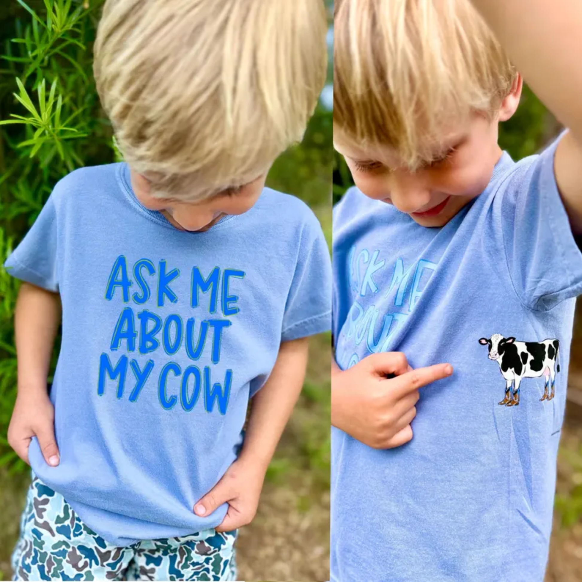 RTS ASK ME ABOUT MY COW DTF DIRECT TO FILM transfers 9X7 POCKET SIZE COW - Do it yourself Transfers