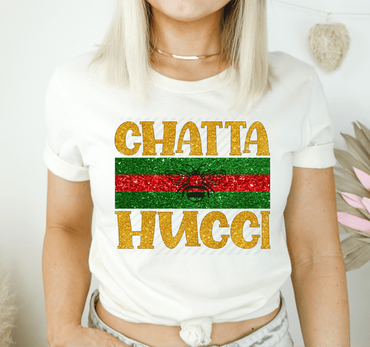 RTS CHATTA HUCCI DTF DIRECT TO FILM transfers size ADULT 10X12 - Do it yourself Transfers