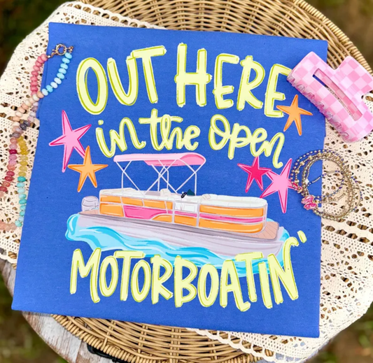 RTS OUT HERE IN THE OPEN MOTORBOATIN DTF DIRECT TO FILM transfers ADULT SIZE 10X11.5 - Do it yourself Transfers