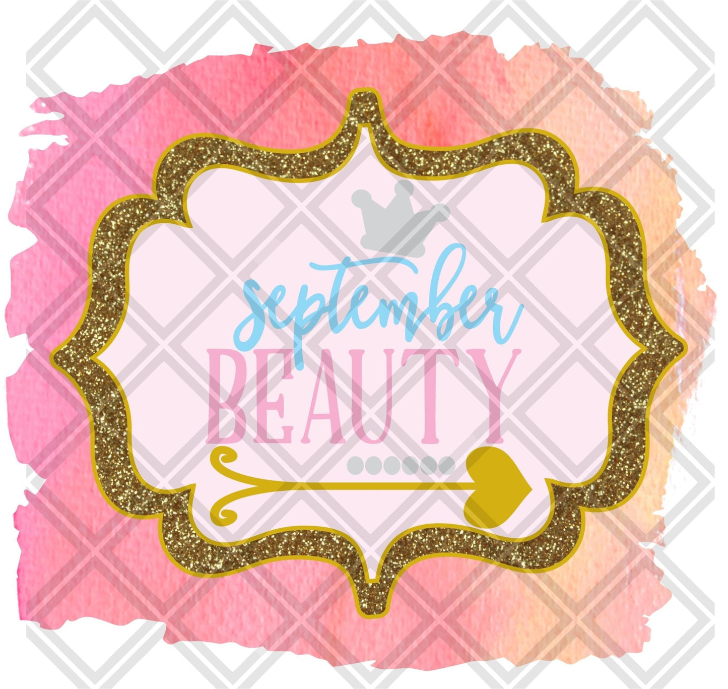 September Beauty Month DTF TRANSFERPRINT TO ORDER - Do it yourself Transfers