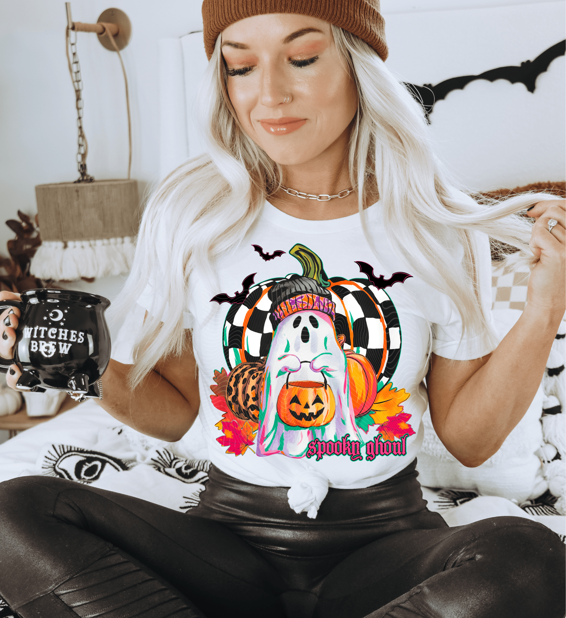 TRANSFER TUESDAY JULY 2ND SPOOKY GHOUL PUMPKIN GHOST DTF DIRECT TO FILM transfers ADULT PICK YOUR SIZE - Do it yourself Transfers