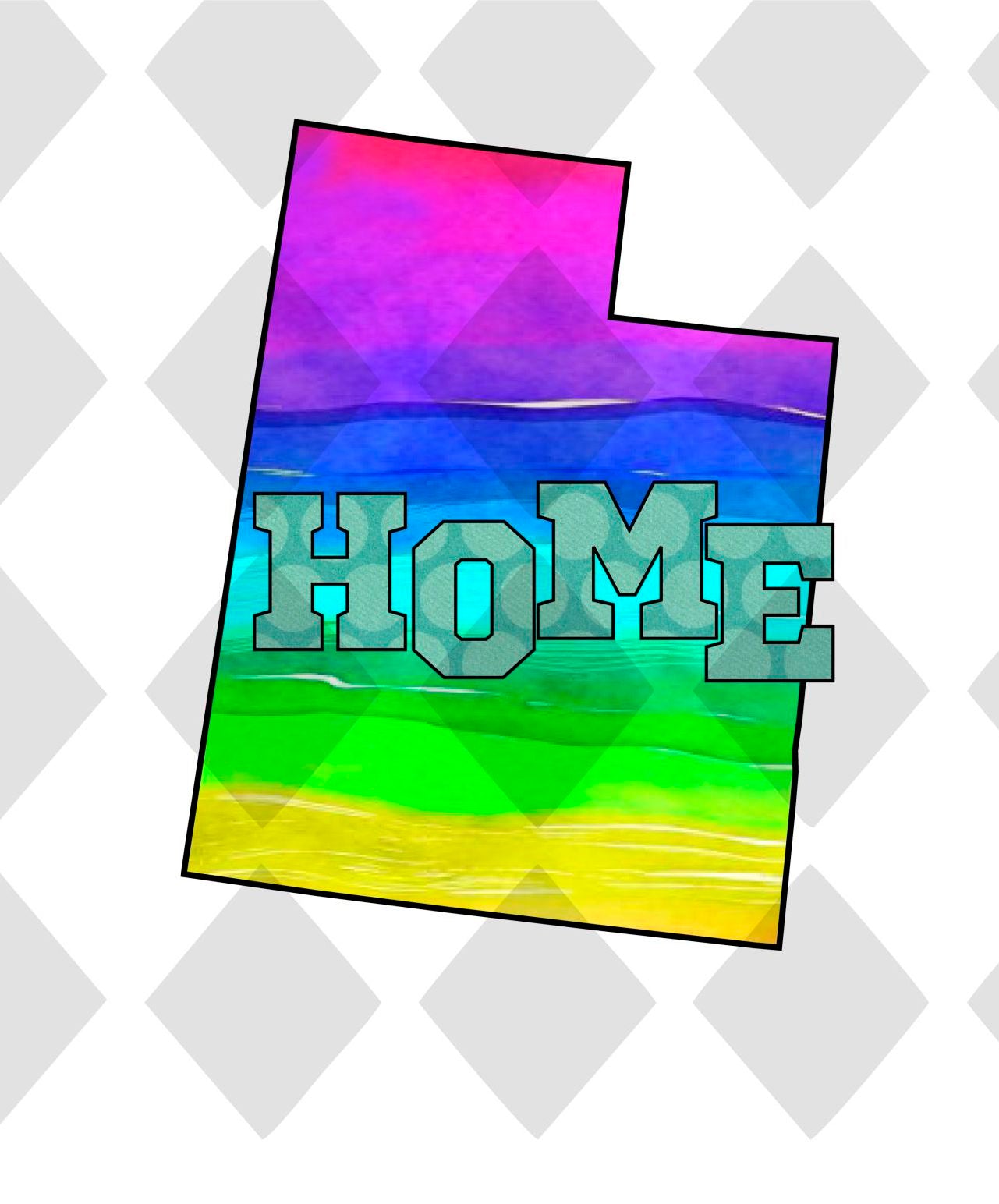 Utah STATE HOME png Digital Download Instant Download - Do it yourself Transfers
