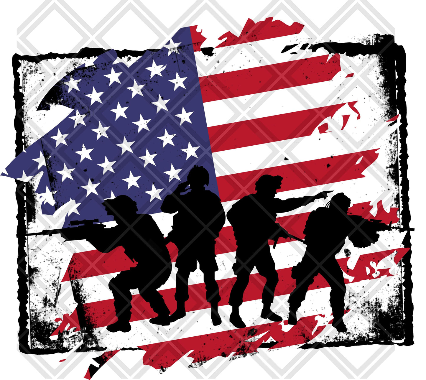 ARMY GUY FLAG BACKGROUND FRAME png Digital Download Instand Download