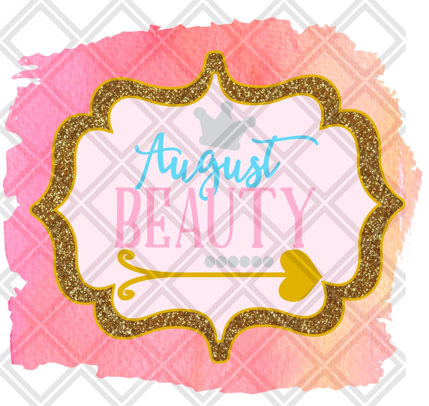 AUGUST BEAUTY MONTH png Digital Download Instand Download