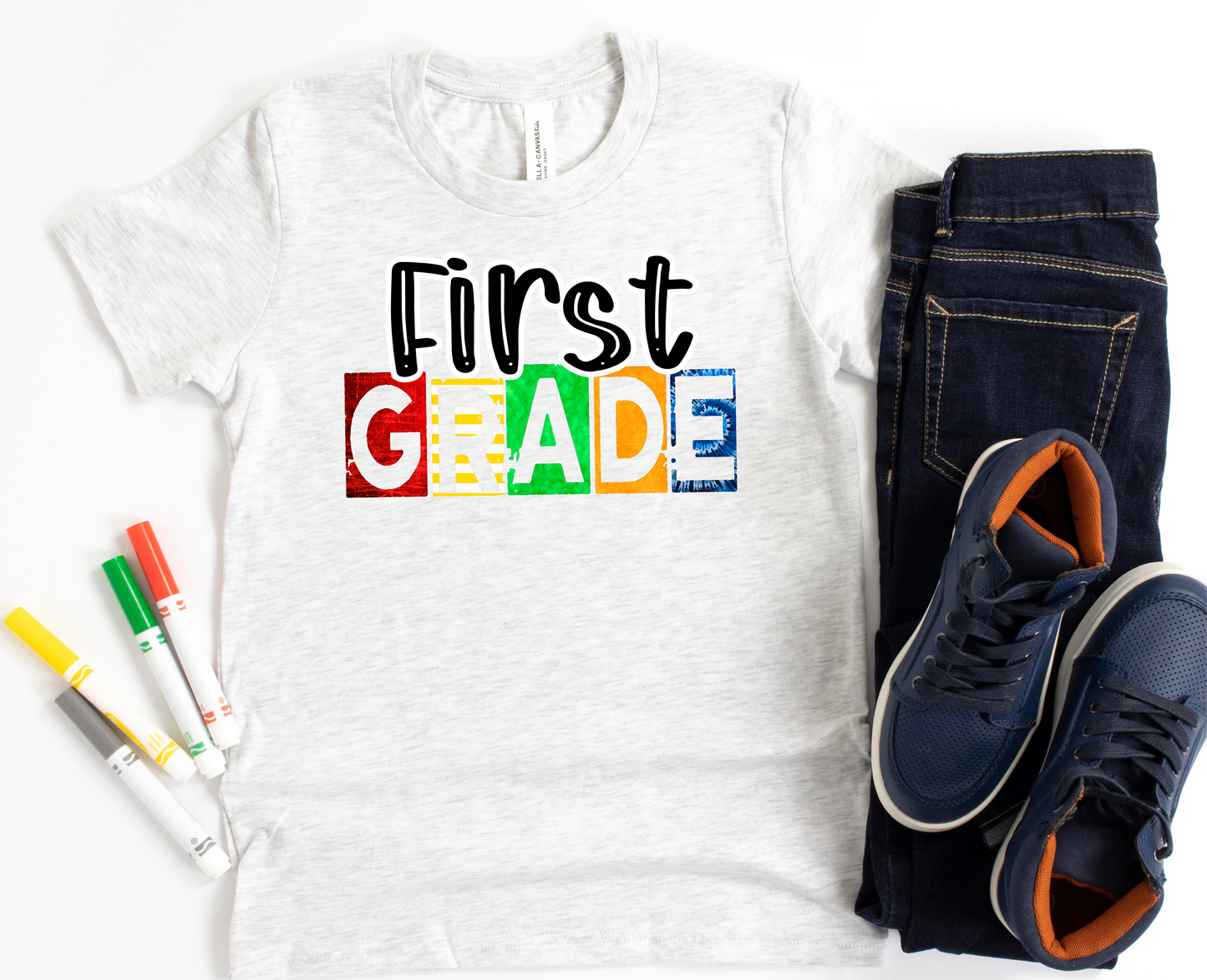 First Grade BOY school colors DTF TRANSFERSPRINT TO ORDER