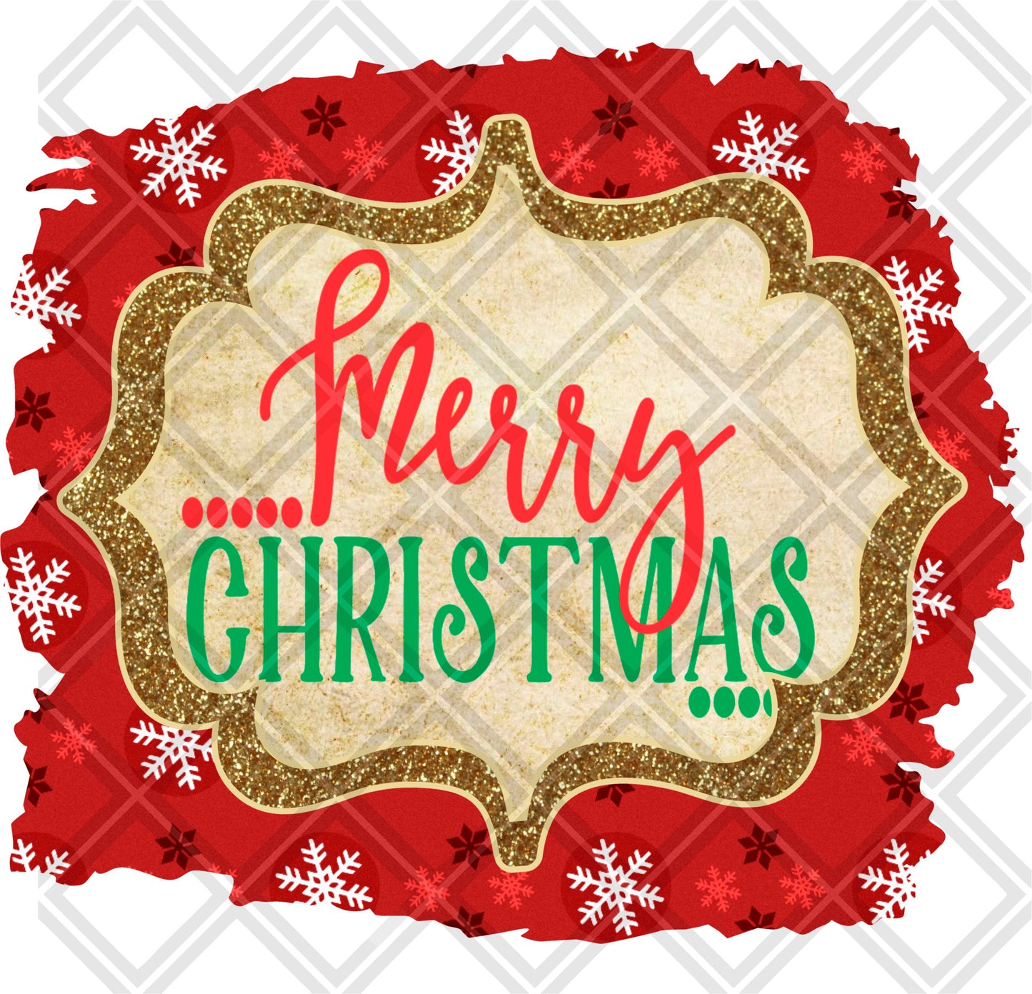 MERRY CHRISTMAS FRAME png Digital Download Instand Download