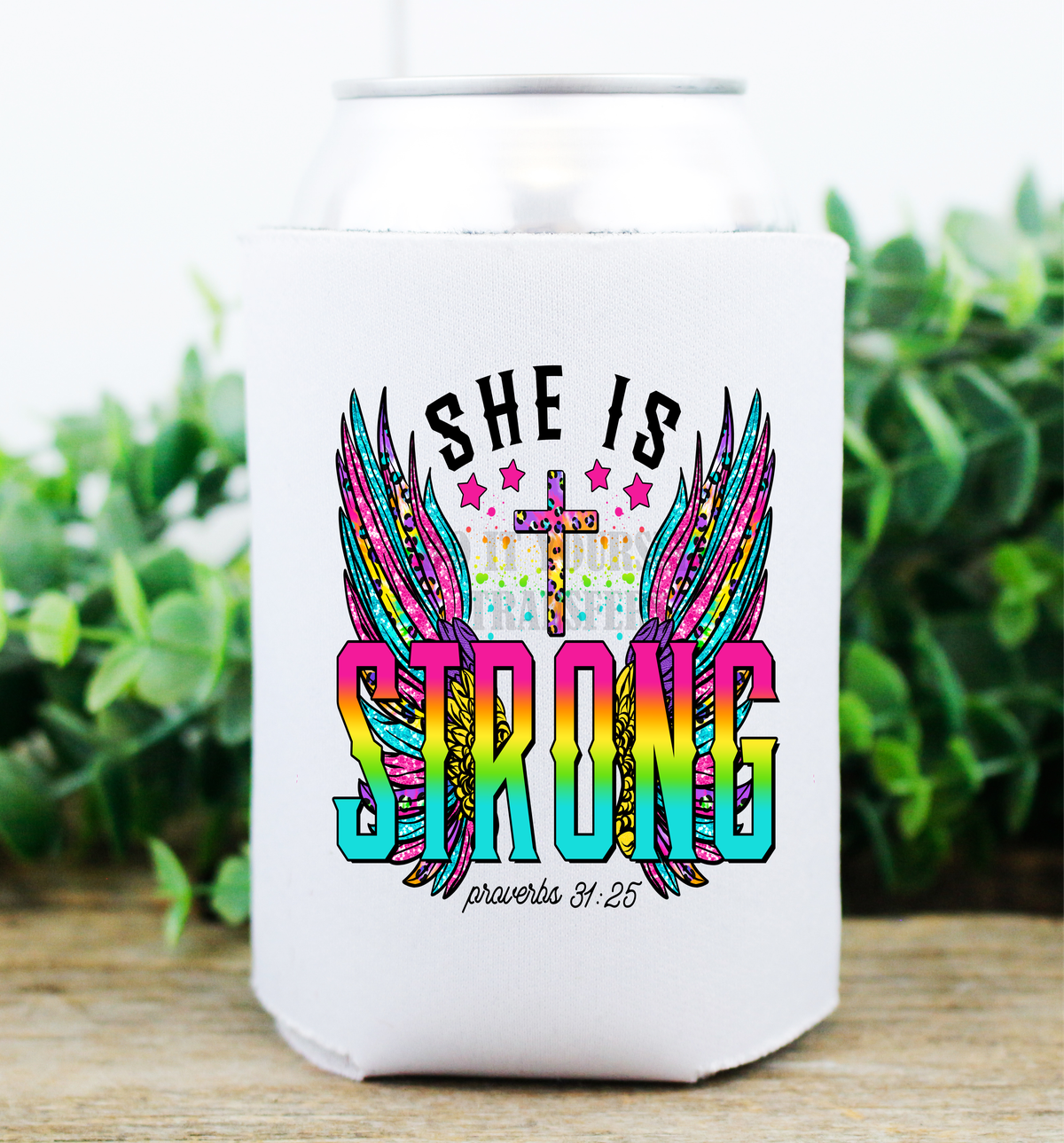 She is STRONG Proverbs 31 25 wings  / size  DTF TRANSFERPRINT TO ORDER