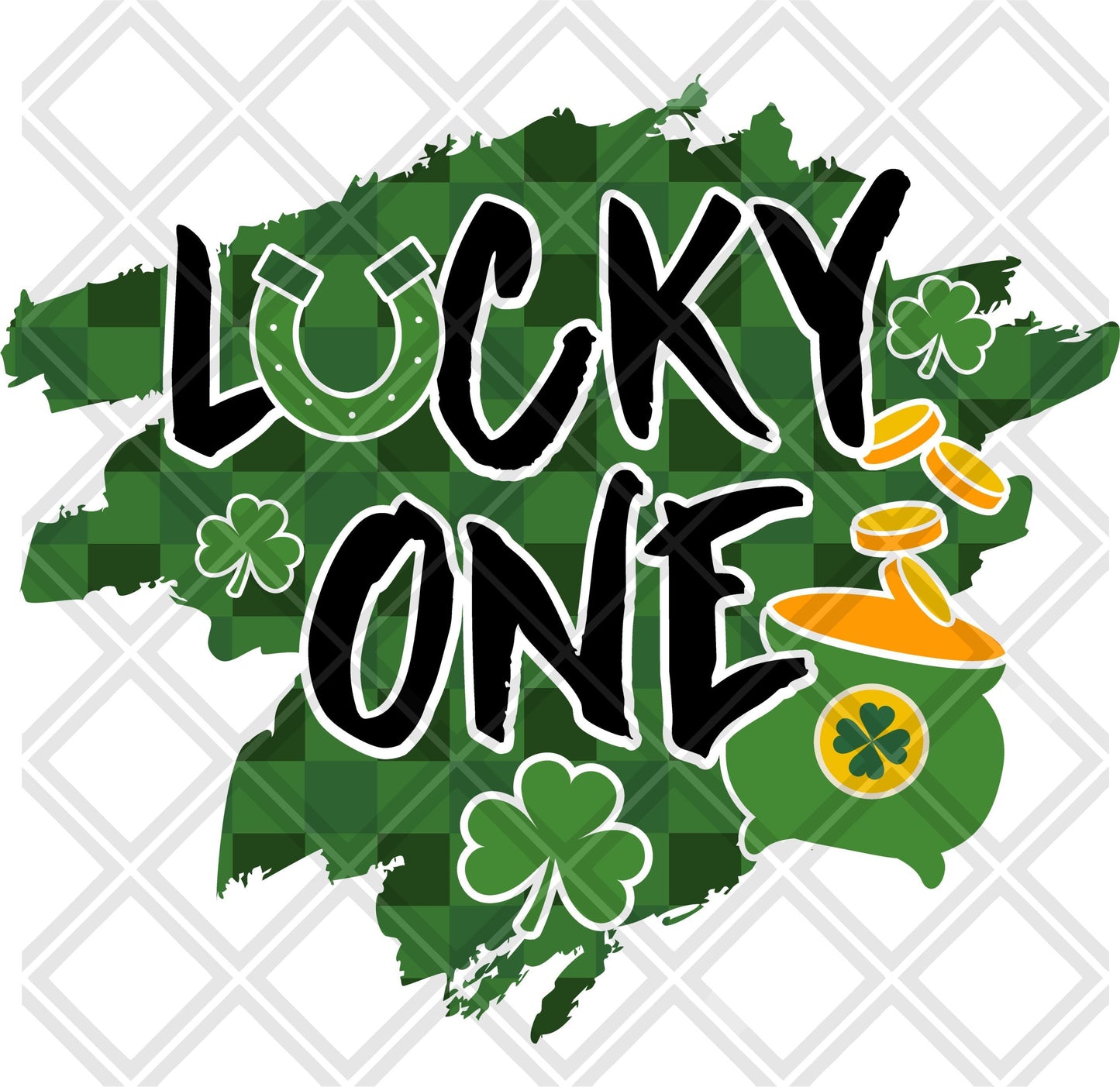 Lucky One Boy DTF TRANSFERPRINT TO ORDER